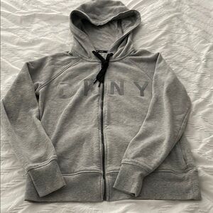 DKNY Sport Gray Zip-Up Hoodie